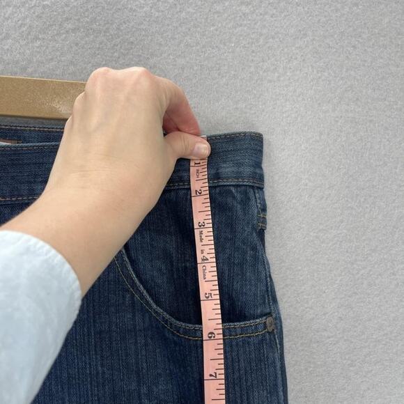 Mecca USA Jeans Mens 38x30 Blue Denim Relaxed Fit Hip Hop Streetwear Embroidered - Picture 7 of 16